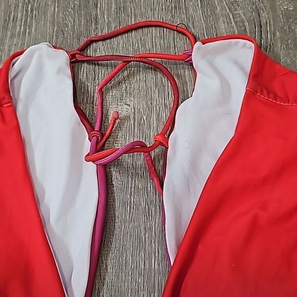 Onek‎ Ombre Cutout Sleeved One Piece Swimsuit Size Medium - Picture 9 of 11